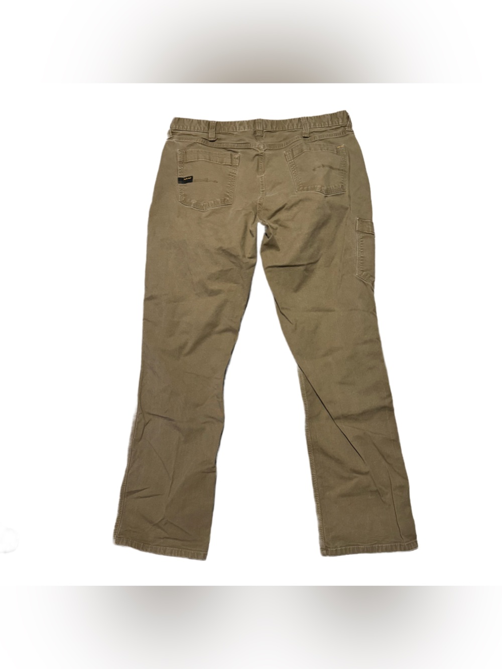 Ariat Rebar M4 Relaxed Straight Men's 36x34 Khaki Carpenter Pants Utility Work